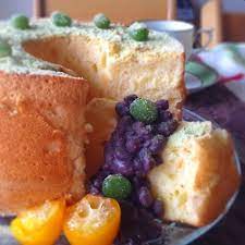 ヨーグルトシフォンケーキ 最強力粉うたまろ使用 シフォンケーキ レシピ 強力粉