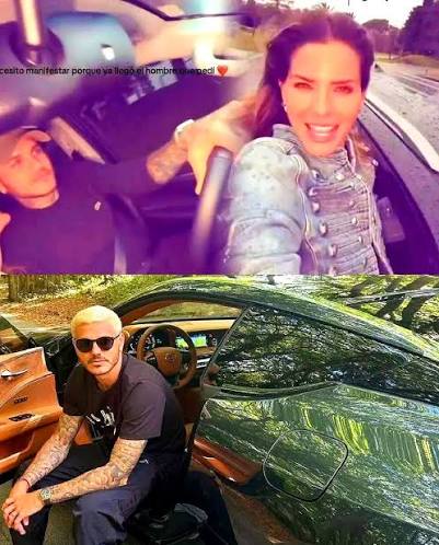 Mauro Icardi has been 𝗕𝗔𝗡𝗡𝗘𝗗 from driving in Argentina 🇦🇷 until  2099. He will be 105-years-old when his driving ban expires. After a video  on social media showed his partner, China Suárez,