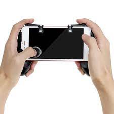 Us 7 80 Game Controller Shooter Mobile Gaming Aiming Fire Trigger Button Handle L1r1 For Pubg Mobile Game With Phone Holder Video Games Accessories From Electro Game Controller Mobile Game Video Game Accessories