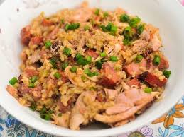 Grilled Chicken And Sausage Jambalaya Serious Eats Recipes Chicken And Sausage Jambalaya Jambalaya Recipe Sausage Jambalaya