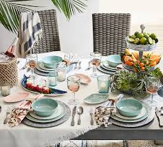 Cover the table with a tablecloth or placemat. Best Durable Dish Sets For Outdoor Entertaining Martha Stewart