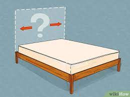 If your platform bed is positioned against a wall. 4 Ways To Fit A Bed Headboard Wikihow