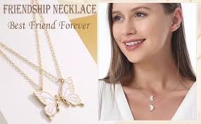 Bridal Kay Jewelers Friendship Necklace Long Distance Best Friend Necklace  Gifts For Girls Kenya Ubuy
