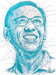 Chel diokno scribble, created using ballpoint pen ✨