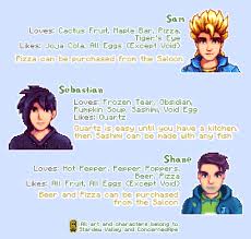 The Bachelors From Stardew Valley And In My Opinion The Easiest Gifts For Them Bachelorettes And Oth Stardew Valley Tips Stardew Valley Stardew Valley Farms