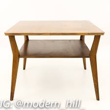 Mersman Mid Century Walnut Side End Table End Tables Modern Furniture Online Mid Century Furniture