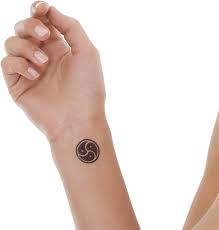 10 x Mini Triskele Logo Symbol Tattoo - BDSM Temporary Spirals Sign in  Black (10): Amazon.com: Industrial & Scientific