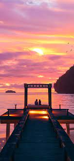 Couple In The Sunset Blur Photo Background Sunset Wallpaper Beautiful Wallpapers