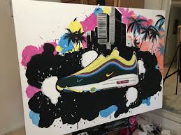 Sneaker Nike Art Painting Nike Art Art Painting Florida Artist