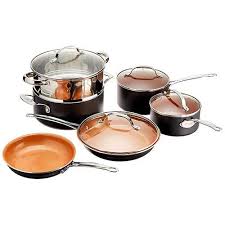 6 Best Copper Cookware Gotham Steel 10 Piece Nonstick Frying Pan And Cookware Set Graphite Pots And Pans Sets Cookware Set Gotham Steel