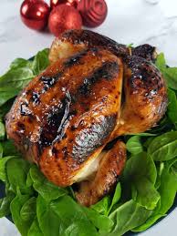 The glaze gives this chicken a crispy, golden, flavorful skin. Honey Glazed Roast Chicken Hint Of Healthy