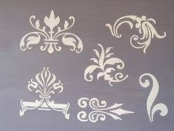 Here is a typical yet simple victorian art stencil. Victorian Larsen Stencils Rustic Farmhouse Charm