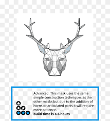 The experience of the build is as important as the finished product, bringing families and friends t Unipoo Dinosaur Masks Wintercroft Paper Mask Antler 3d Computer Graphics Text Png Pngwing