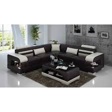 Confused between recliner sofa, sofa bed or an l shaped sofa? L Form Dunkelbraun 7 Sitzer Schnitts Sofa Set Designs Mit Arm Wohnzimmersofas Aliexpress