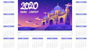 Kalender islam (hijriyah) tahun 2019 m. 11 Oktober 2020 Kalender Islam