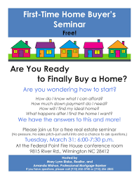 Update Next Homebuyers Seminar Is Friday May 8 11 30 1 00 At The Clubhouse Theater Room At The Reserves Home Buying First Time Home Buyers My Ideal Home