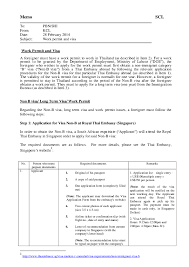 To whom it may concern. Pdf Work Permit And Visa Kitja Chananukool Academia Edu