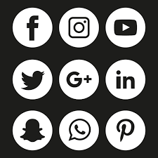 Social Media Icons Set Social Icons Media Icons Social Png And Vector With Transparent Background For Free Download Social Icons Social Media Icons Instagram Logo