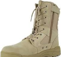 LZQpearl Hommes Tactiques Bottes, Combat Militaires Hautes ...