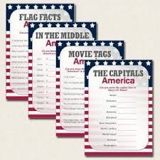 What is the holiday that doesn't always come on a monday? Printable Patriotic Games Party Activities Partyideapros Com