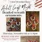 Adult Crafting - Beaded Wreath Ornaments event in Colon, MI