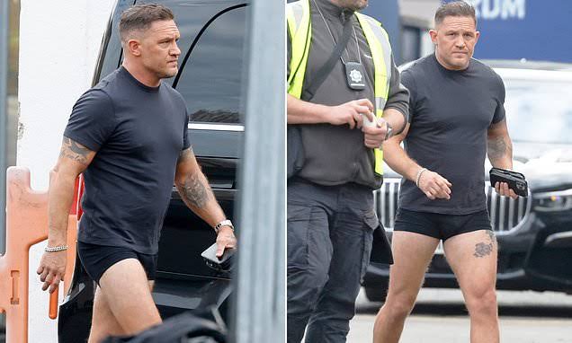 Tom Hardy strips down to his underwear as he films Guy Ritchie's MobLand  season 2 in East London | Daily Mail Online