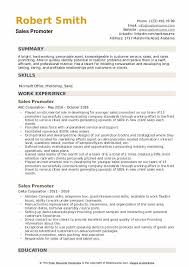 Best kenyan cv format and requirements tuko co ke. Sales Promoter Resume Samples Qwikresume