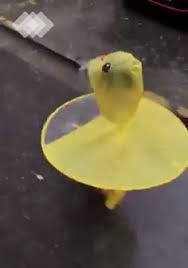Small Yellow Duck Funny Rain Hat Umbrella Children Adult Folding Umbrella Outdoor Umbrella