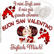 Buon San Valentino Ai Miei Figli Novelty Sign