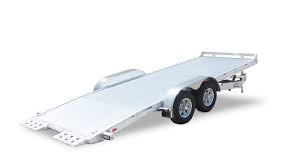 Although aluminum is usually thought of as thin and pliable, the aluminum alloys used in the construction of aluminum trailers bring the. Deluxe 10000 Gvwr Aluminum Tilt Car Trailer Aluminum Floor 20 Ft Kaufman Trailers