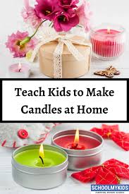 Teach Kids To Make Candles At Home Diy Candles In 2020 Easy Homemade Candles Candle Making Diy Candles