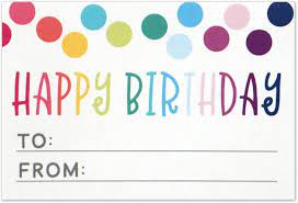 A thoughtful birthday gift box delivers an experience and sends a memorable message. Amazon Com Happy Birthday To From Sticker For Gift Tag Labels Birthday Present Stickers Size 3x2 Inches Pack Of 50 Office Products