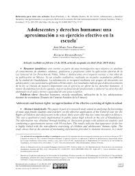 0 ratings0% found this document useful (0 votes). Pdf Adolescentes Y Derechos Humanos Una Aproximacion A Su Ejercicio Efectivo En La Escuela
