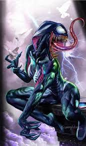 Gwenom Venom Comics Marvel Comics Art Marvel