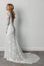 Sheath A Line Long Sleeves Ivory Rustic Lace Backless Scoop Neck Beach Wedding Dresses Ph726 Wedding Dress Long Sleeve Wedding Dress Trends Wedding Dresses Lace