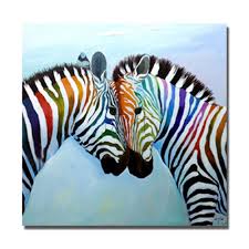 New To The Shop There Is Something So Mysterious About Zebras Don T You Think Maybe It Is The Uniqueness Of Their S Zebra Painting Zebra Art Animal Wall Art