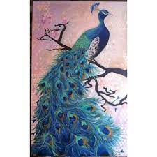 Peacock Painting For Amy Peacock Painting Peacock Art Peacock Wall Art