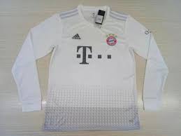 19 20 Season Bayern Munich Away White Color Long Sleeve