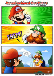 Luigi Has It Better Mario Funny Mario Comics Super Mario Art