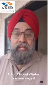 🎬 We’re truly honored to have renowned actor Manmeet Singh Ji — a  respected artist known for his powerful performances and community spirit —  extend his heartfelt support to CA Sikhs., He encourages ...