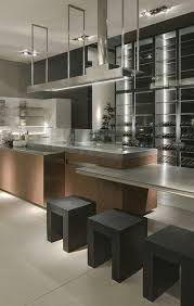 Commercial Like Interior Design Kitchen Room Metal Silver Grey Ernesto Meda Giuseppe Kitchen Room Design Interior Design Kitchen Contemporary Kitchen