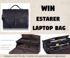Win Estarer Laptop Bag Giveaway Poster For Facebook Family Clan Briefcase For Men Laptop Bag Bags