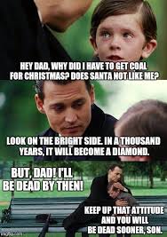 When You Actually Get Coal For Christmas Imgflip Hey look i painted danny devito, haven't painted portraits in a while.