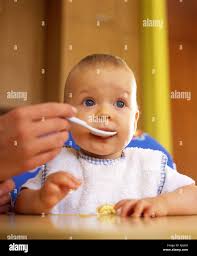 Soup for a child hi-res stock photography and images