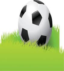 كرة قدم جميلة على عشب اخضر تصميم جميل ملف مفتوح graphic design logo grass vector graphic