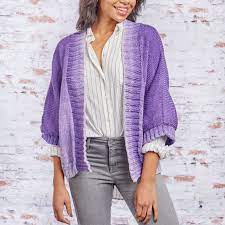 But did you know the kimono actually has its own seasons? Red Heart Knit Kimono Style Jacket Yarnspirations Knitting Patterns Free Kimono Pattern Free Knitting Inspiration