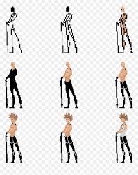 Pixel joint is a community dedicated to pixel art. 0 1491926236805 M W Stick 128 Spsheet Pixel Art Character Base Hd Png Download Vhv