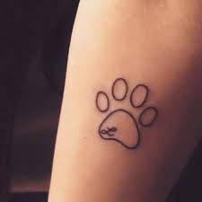 Paw tattoos for girls, men & women. 47 Tiny Paw Print Tattoos For Cat And Dog Lovers Revelist