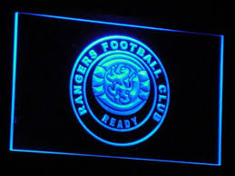 Glasgow rangers logo by unknown author license: Glasgow Rangers Fc Led Neon Sign Fansignstime