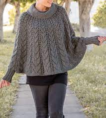 There are 955 wrap scarf sleeves for sale on etsy and they cost 5465 on average. Sleeved Poncho Knitting Patterns In The Loop Knitting